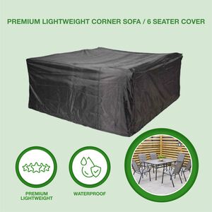 Premium Lightweight Corner Sofa / 6 Seater Cover